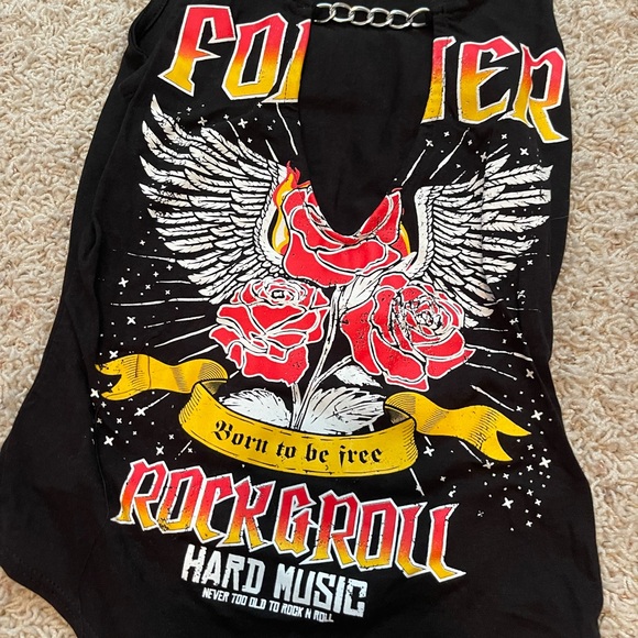 Graphic Bodysuit with Chain Detail - Picture 5 of 7